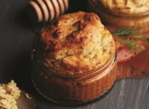 Rising Souffle - Smoked Salmon